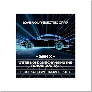 GenX World Changers: Electric Car Posters and Art